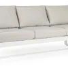 Outlet Bizzotto DIVANO IN ALLUMINIO BIANCO YK11 - MERRIGAN