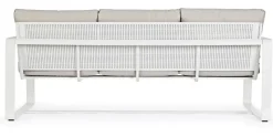 Outlet Bizzotto DIVANO IN ALLUMINIO BIANCO YK11 - MERRIGAN