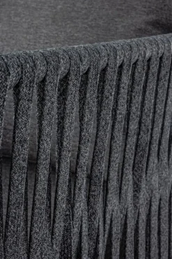 Hot Bizzotto DIVANO IN CORDA PER ESTERNO ANTRACITE WG21 - FLORENCIA