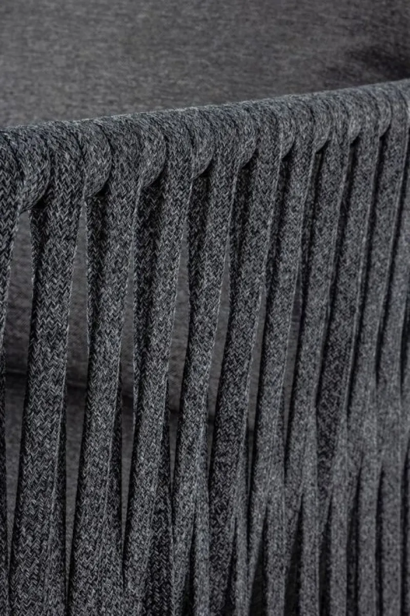 Hot Bizzotto DIVANO IN CORDA PER ESTERNO ANTRACITE WG21 - FLORENCIA