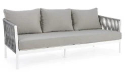 Clearance Bizzotto DIVANO IN CORDA PER ESTERNO BIANCO WG20 - FLORENCIA