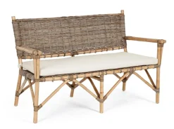 Outlet Bizzotto DIVANO IN FIBRE NATURALI CON CUSCINI - TARIFA