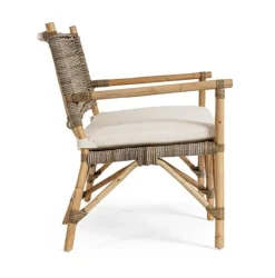 Outlet Bizzotto DIVANO IN FIBRE NATURALI CON CUSCINI - TARIFA