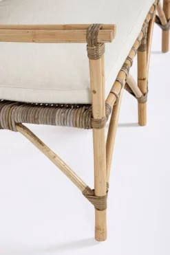 Outlet Bizzotto DIVANO IN FIBRE NATURALI CON CUSCINI - TARIFA