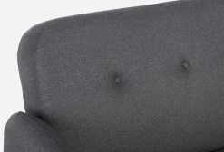 Hot Bizzotto DIVANO LETTO IN TESSUTO NERO - BRIDJET