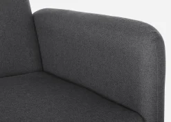 Hot Bizzotto DIVANO LETTO IN TESSUTO NERO - BRIDJET