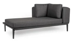 New Bizzotto DIVANO LOUNGE IN ALLUMINIO ANTRACITE WG21 - MATRIX
