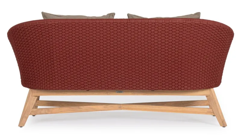 Clearance Bizzotto DIVANO 2P C-C COACHELLA SCARLET