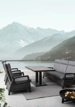 Hot Bizzotto DIVANO RECLINABILE IN ALLUMINIO ANTRACITE JX55 - BRITTON