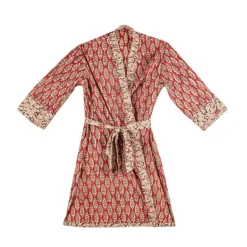Online Bizzotto KIMONO LORIENT ROSSO C-FOGLIA-FIORE PICC