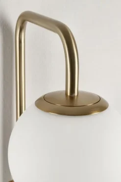 Sale Bizzotto LAMPADA APPLIQUE DELPHINE TO DORATO H50