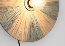 New Bizzotto LAMPADA APPLIQUE KANDA NATURAL AZZUR D33