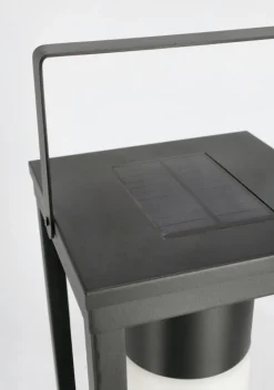 Bizzotto LAMPADA SOLAR LED QU NERO C-MANICO H75