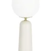 Discount Bizzotto LAMPADA TAV. DELPHINE TONDO BIANCO H51