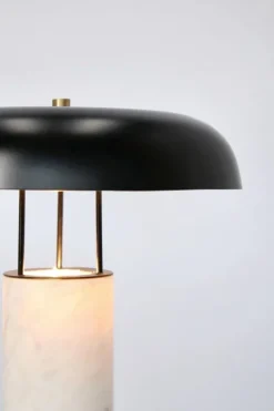 Clearance Bizzotto LAMPADA TAV. KAITHAL MARMORIZZ BIANC H33