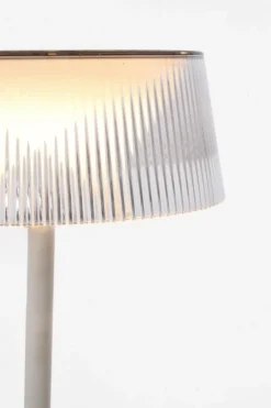 Discount Bizzotto LAMPADA TAV. LED CARAL BIANCO H36,5