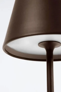 Discount Bizzotto LAMPADA TAV. LED ETNA MARRONE H38