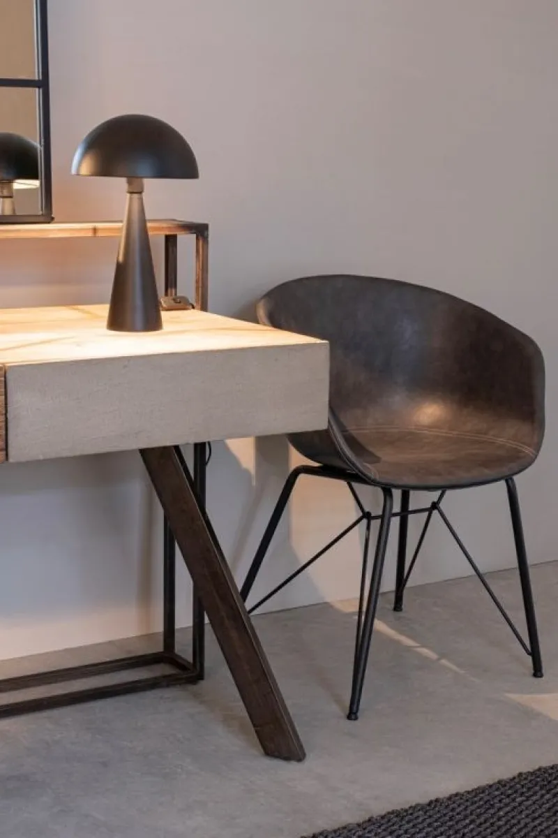 Discount Bizzotto LAMPADA TAV. MODERN NERO H36.5