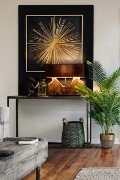 Outlet Bizzotto LAMPADA TAV. NAGA NERO H55