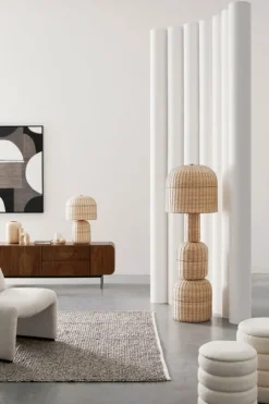 Outlet Bizzotto LAMPADA TAV. SIKKIM RATTAN H61