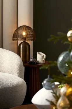 Online Bizzotto LAMPADA TAVOLO INAY DORATO