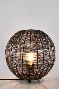 Hot Bizzotto LAMPADA TAVOLO INAY TONDO NERO D26