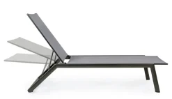 Clearance Bizzotto LETTINO CON RUOTE IN ALLUMINIO ANTRACITE GK52 - CRUISE