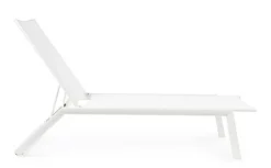 Clearance Bizzotto LETTINO CON RUOTE IN ALLUMINIO BIANCO GK50 - CRUISE