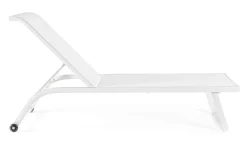 Discount Bizzotto LETTINO IN ALLUMINIO CON RUOTE BIANCO - TAYLOR