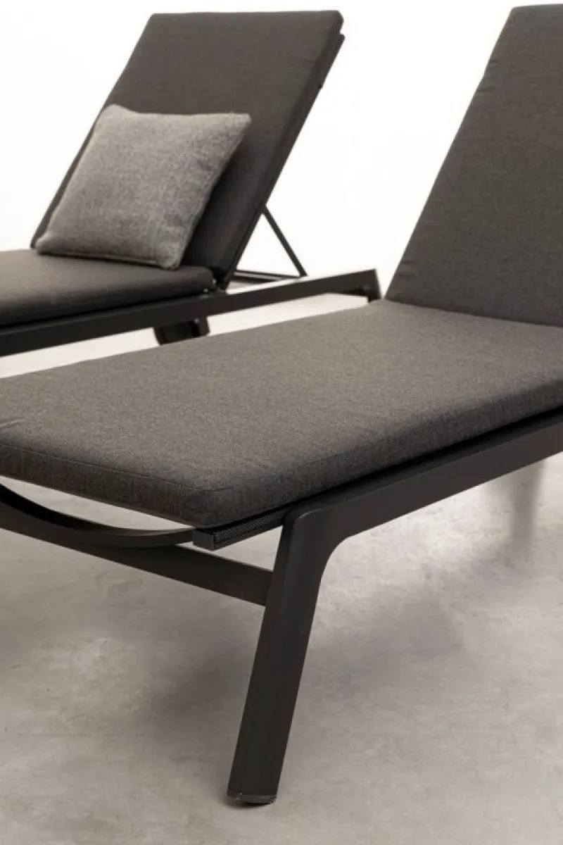 Bizzotto LETTINO IN ALLUMINIO CON RUOTE ANTRACITE WG21 - JALISCO