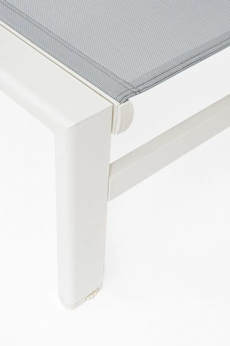 Online Bizzotto LETTINO IN ALLUMINIO CON RUOTE BIANCO YK11 - SKIPPER NEW