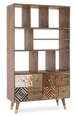 Outlet Bizzotto LIBRERIA IN LEGNO - DHAVAL