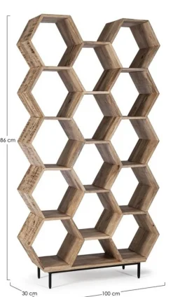 Bizzotto LIBRERIA IN LEGNO - WAHIDA