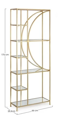 Hot Bizzotto LIBRERIA IN METALLO - ELENOR