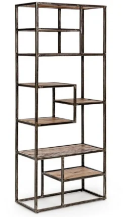 Outlet Bizzotto LIBRERIA IN METALLO - ELMER