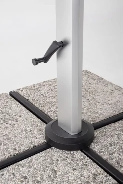 Discount Bizzotto OMBRELLONE BRACCIO ARIES 3X3 ANOD-GRI T