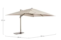 Outlet Bizzotto OMBRELLONE BRACCIO IN ALLUMINIO - SARAGOZZA