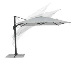 Hot Bizzotto OMBRELLONE BRACCIO IN ALLUMINIO 3X3 ANTRACITE - INES