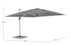 New Bizzotto OMBRELLONE BRACCIO IN ALLUMINIO 4X4 - INES