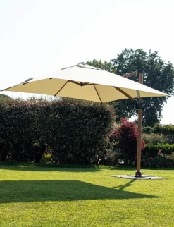 Online Bizzotto OMBRELLONE IN ALLUMINIO 3X3 BEIGE - ORION