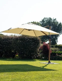 Online Bizzotto OMBRELLONE IN ALLUMINIO 3X3 BEIGE - ORION