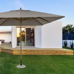 Hot Bizzotto OMBRELLONE IN ALLUMINIO 3X4 TORTORA - ECLIPSE