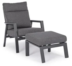 Hot Bizzotto OTTOMAN IN ALLUMINIO ANTRACITE JX55 - KLEDI