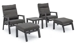 Hot Bizzotto OTTOMAN IN ALLUMINIO ANTRACITE JX55 - KLEDI