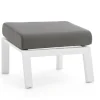 New Bizzotto OTTOMAN IN ALLUMINIO BIANCO JX11 - KLEDI