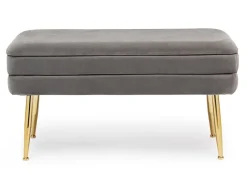 Online Bizzotto PANCA CONTENITORE GRIGIO SCURO - PAVLINA