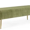Outlet Bizzotto PANCA IN VELLUTO OLIVE - SELENA