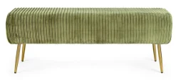 Outlet Bizzotto PANCA IN VELLUTO OLIVE - SELENA