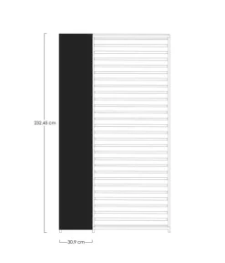 Best Bizzotto PANNELLO VERTICALE PERGOLA OCEAN ANTRAC