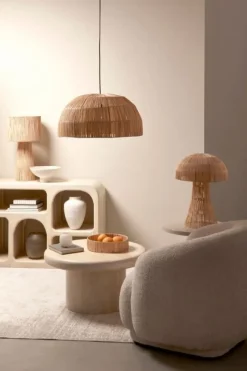 Hot Bizzotto PARALUME LAMPADA TAV. BAGAN NATURALE H60